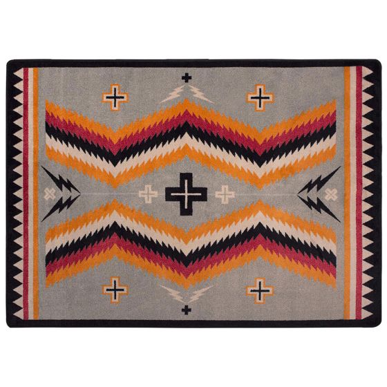 Fury Peaks Rug - Black Frame