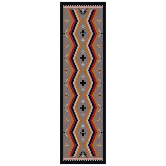 Fury Peaks Rug - Black Frame