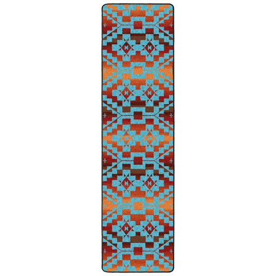 Sacred Trail Rug - Red Burst