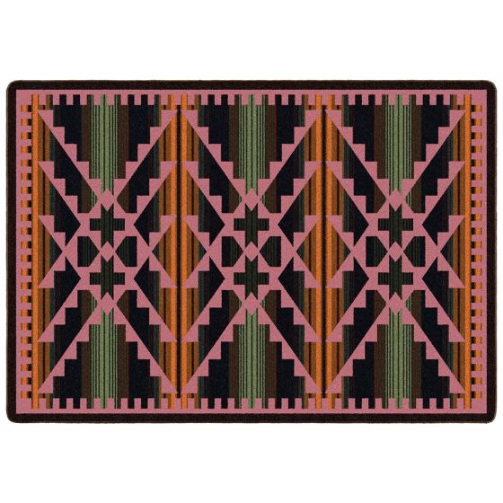 Saddle Blanket Rug - Periwinkle