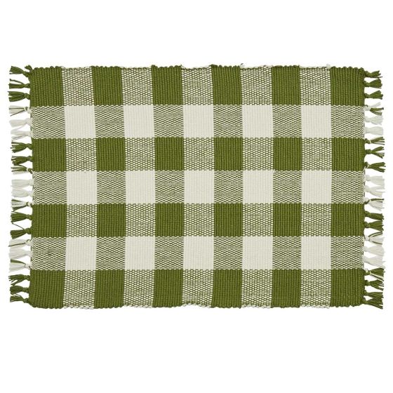 Sage Checkered Placemat