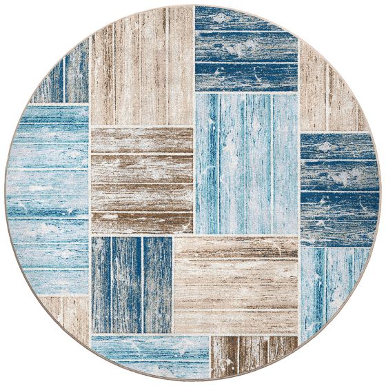 Salty Seas Rug - Aqua