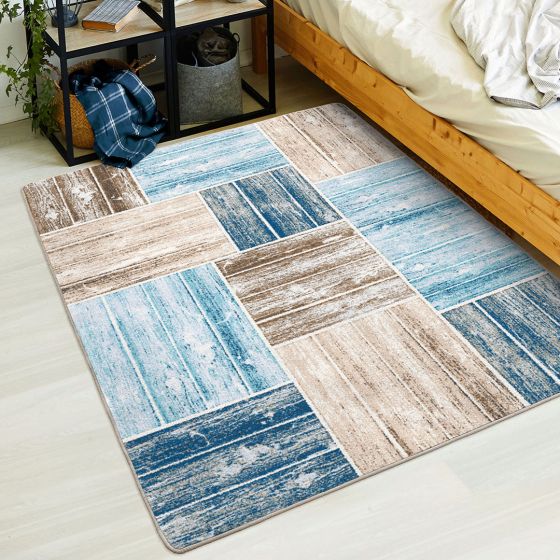 Salty Seas Rug - Aqua