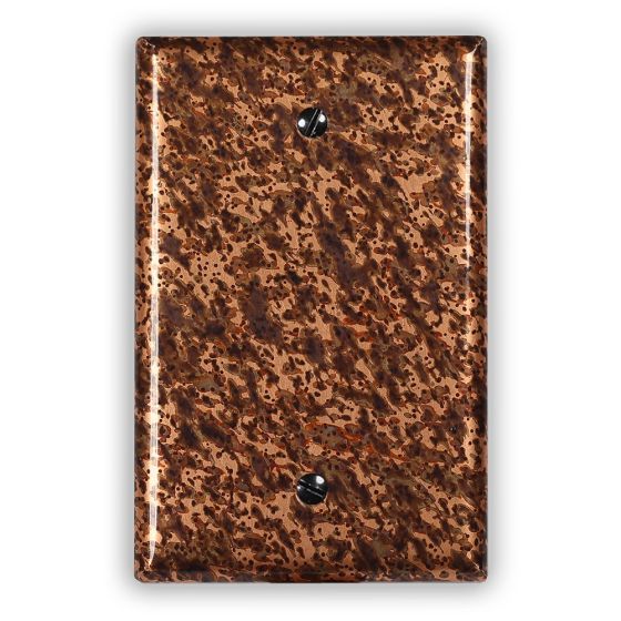 Sandstorm 1 Blank Copper Switch Plate