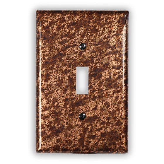 Sandstorm 1 Toggle Copper Switch Plate