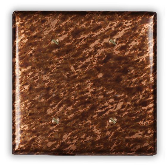 Sandstorm 2 Blank Copper Switch Plate