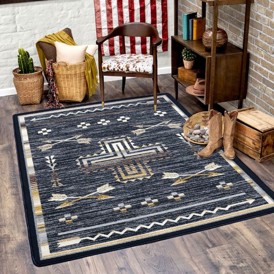 Shoot Me Straight Rug - Natural