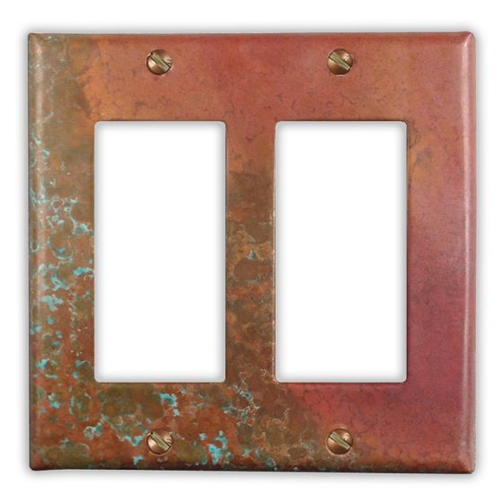 Sierra 2 Rocker/GFI Copper Switch Plate