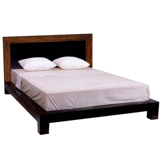 SOPHISTICATED RUSTIC PLATFORM BED