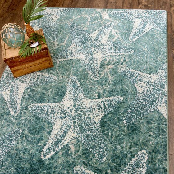 Stargazing Rug - Aqua