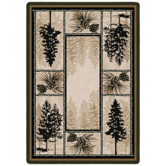 Pines Collection Ripple Rug Stoic Pines Rug Collection - Cabin Rugs