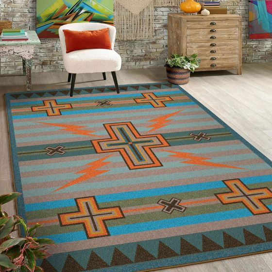 Tempest Rug - Turquoise