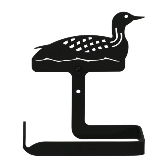 Wrought Iron Loon Traditional Tissue Holder