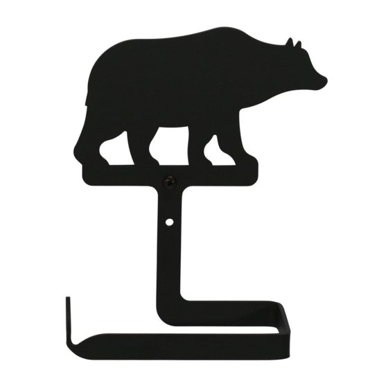 Wrought Iron Bear Traditional Tissue Holder