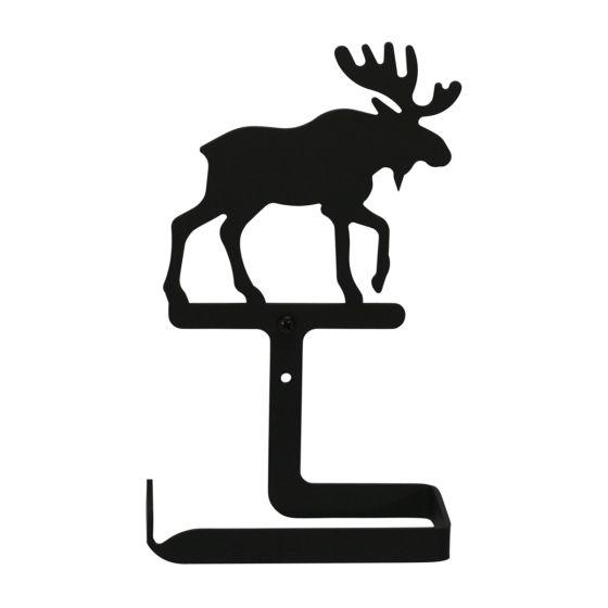 Wrought Iron Moose Traditional Tissue Holder