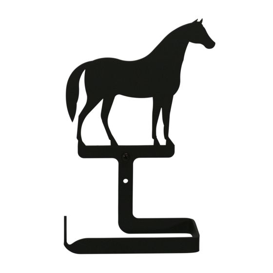 Wrought Iron Horse Traditional Tissue Holder