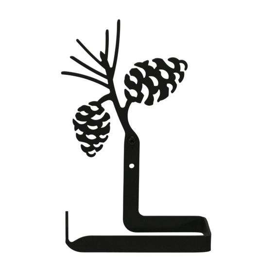 Wrought Iron Pinecone Traditional Tissue Holder