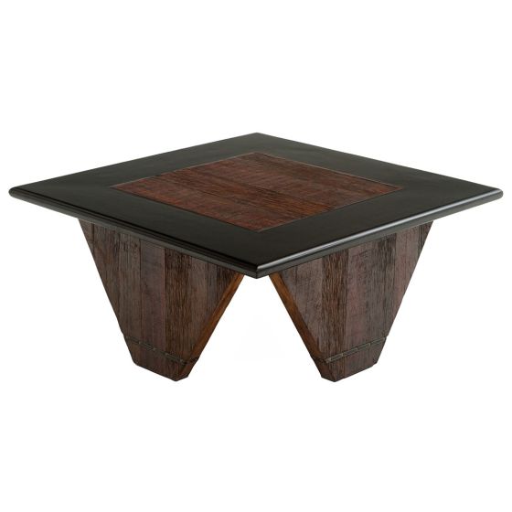 Urban Rustic Mahogany Coffee Table
