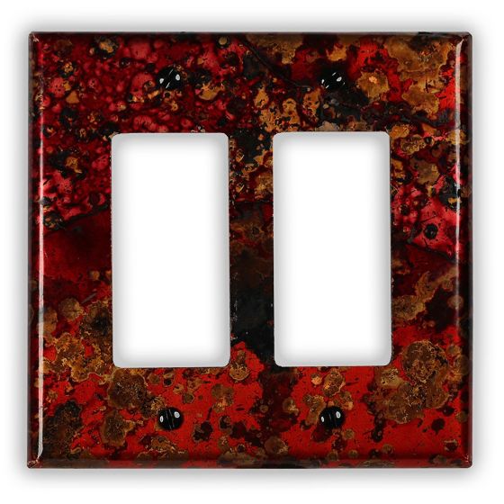 Wildfire 2 Rocker/GFI Copper Switch Plate