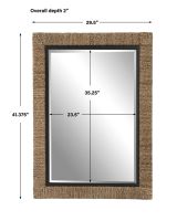 Island Wrapped Mirror