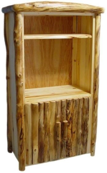 Log Entertainment Center - TV Stand
