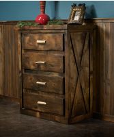 Antler & Barnwood 4 Drawer Chest