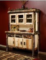 Aspen Buffet & Hutch in Clear Finish
