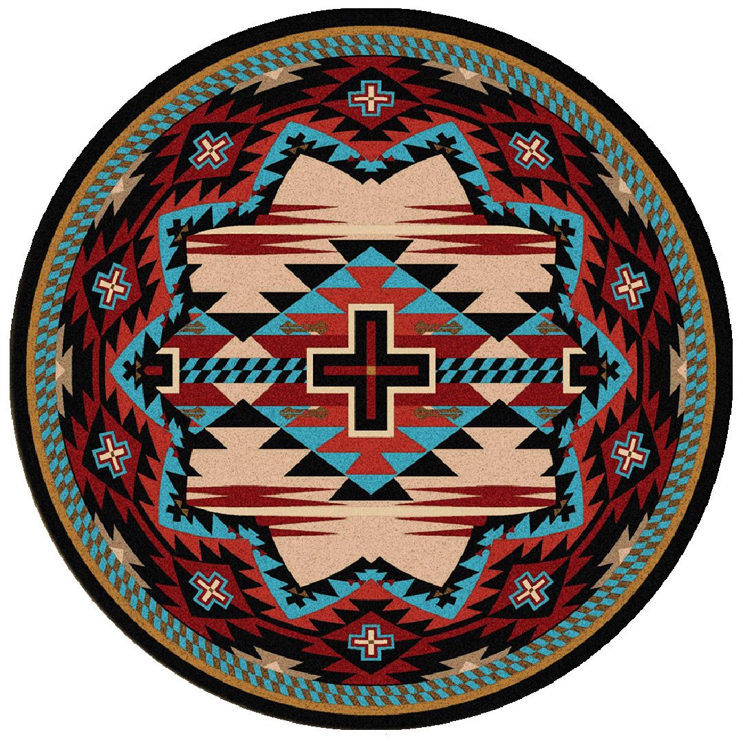 Rustic Cross Area Rugs