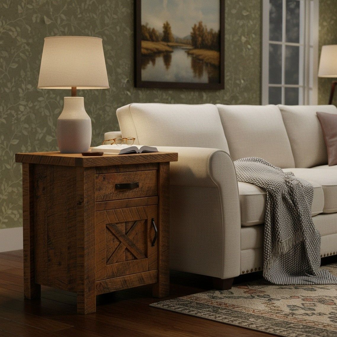 WESTERN WINDS ENCLOSED NIGHTSTAND