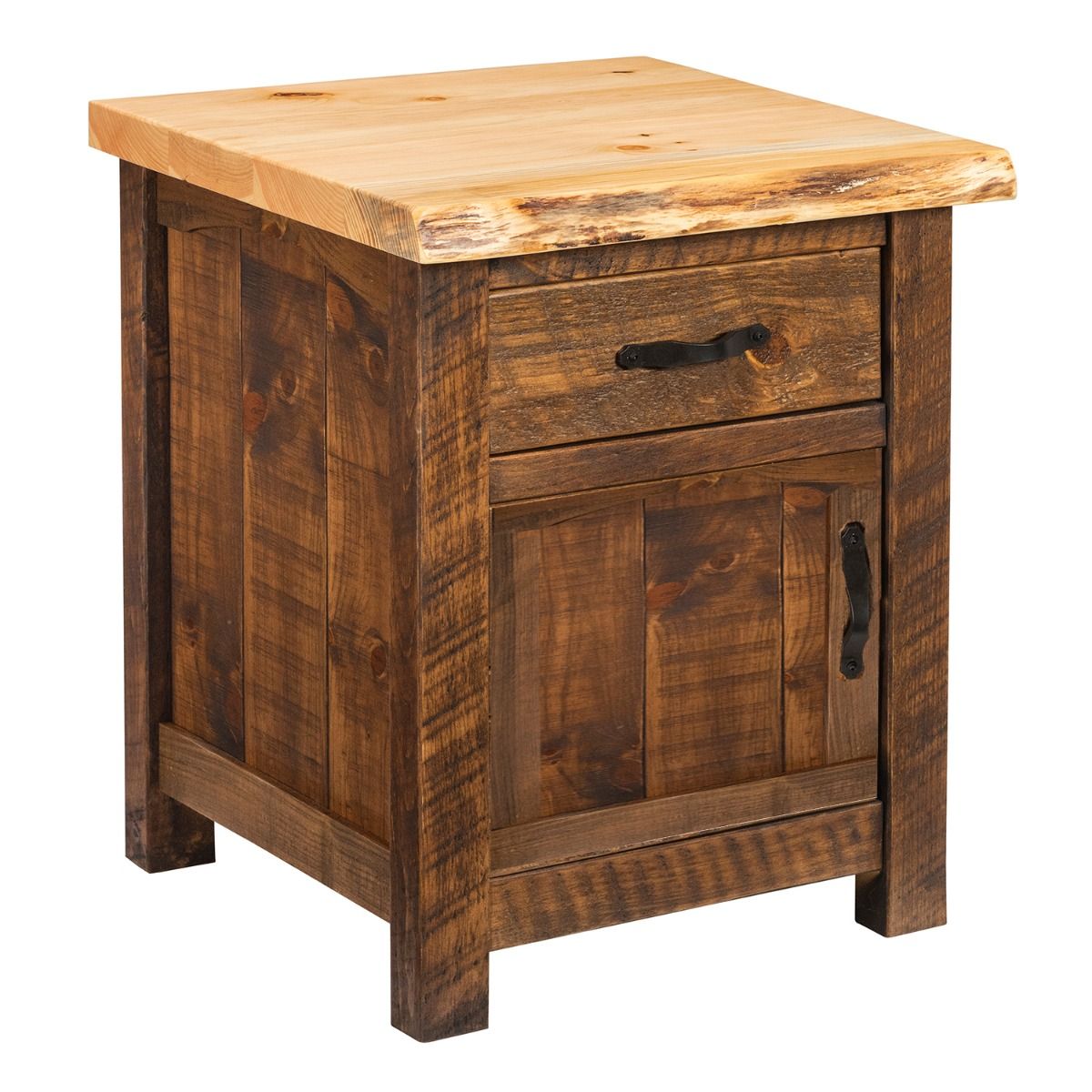 CANTERBURY PINES RUSTIC ENCLOSED NIGHTSTAND