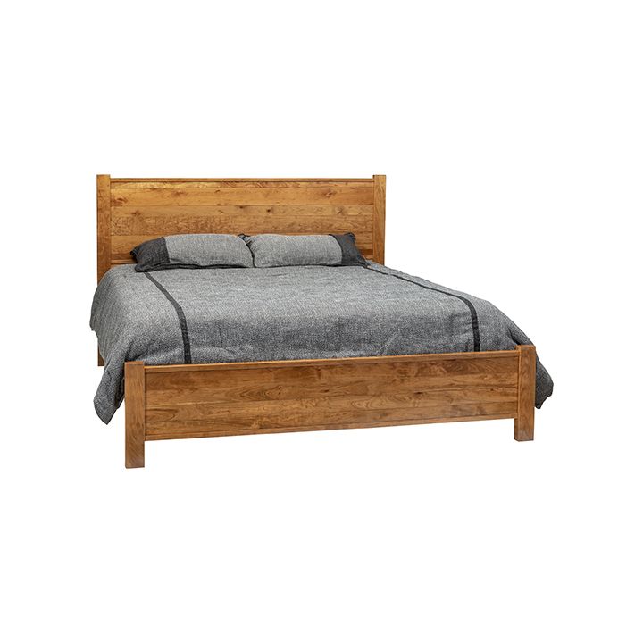 FULLERTON CHERRY WOOD PANEL BED