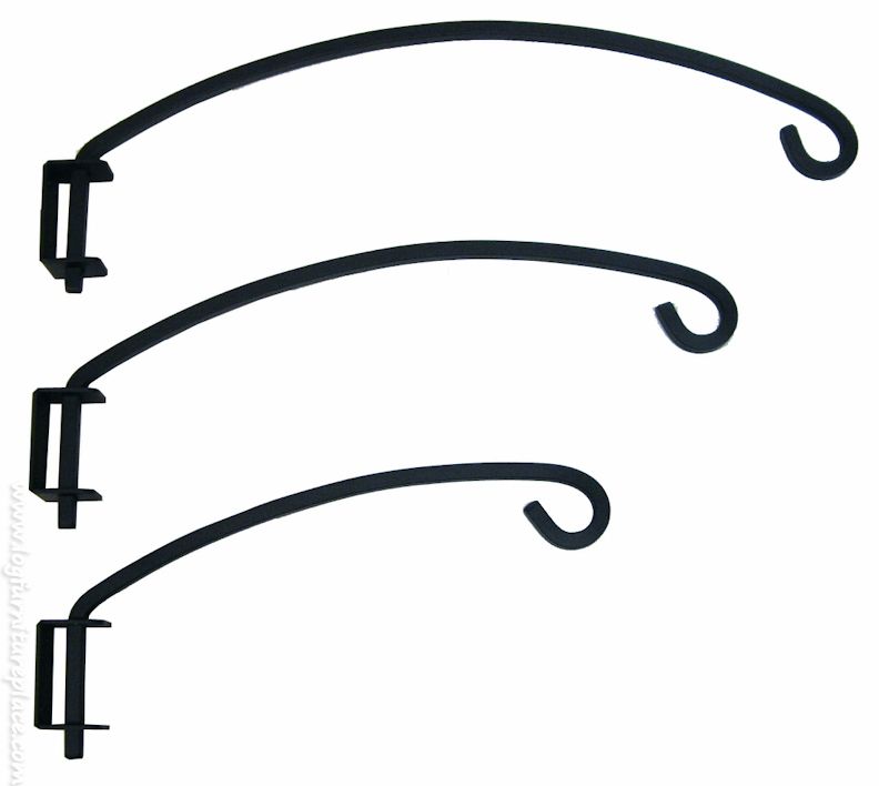 Wrought Iron Plant Hanger with Bracket