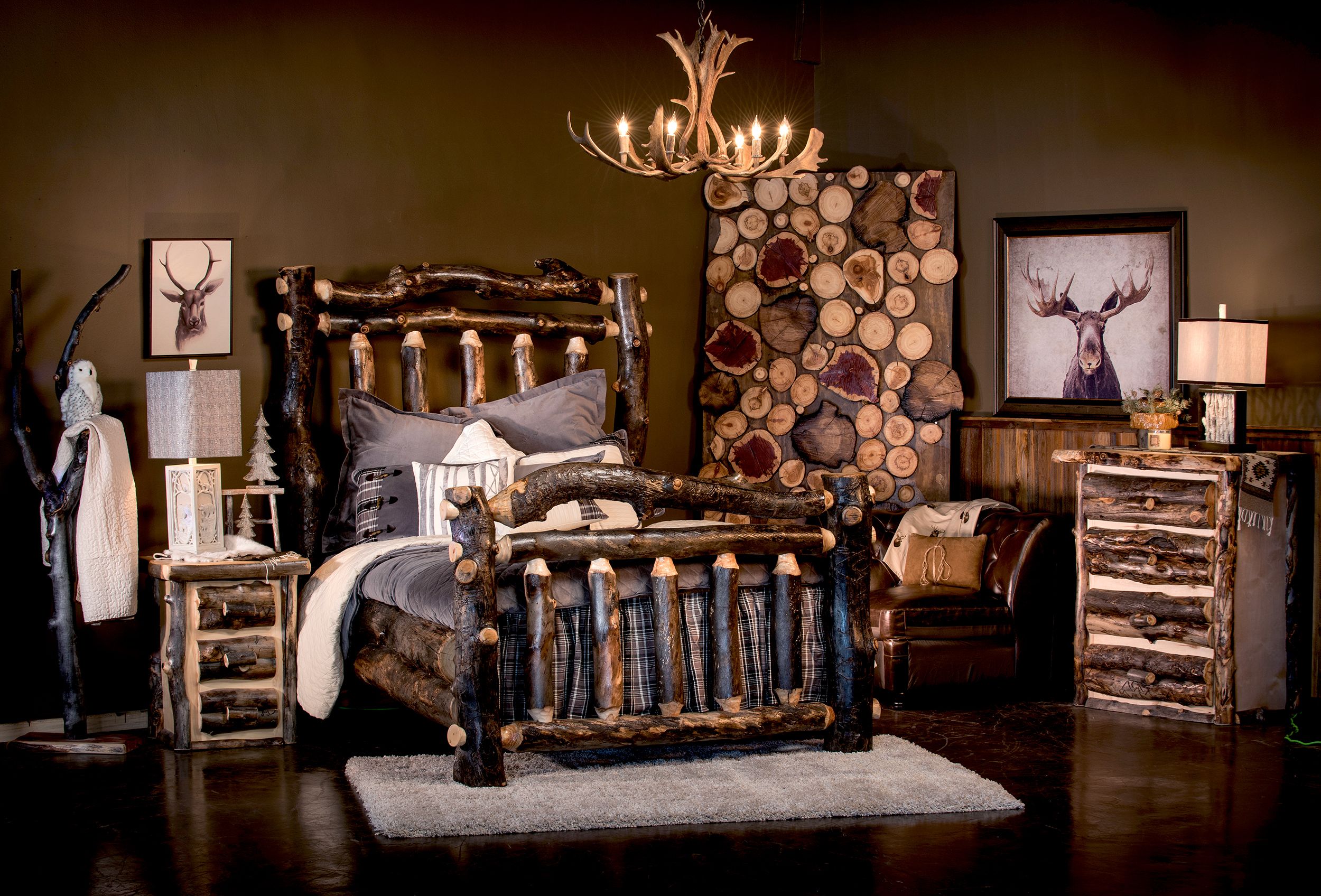BEAVER CREEK ASPEN DOUBLE LOG BED