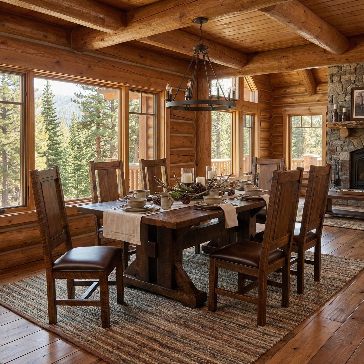 Log Furniture Place Timber Haven Rust...