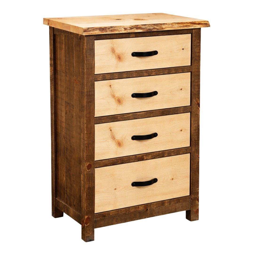 CANTERBURY PINES RUSTIC 5 DRAWER CHEST