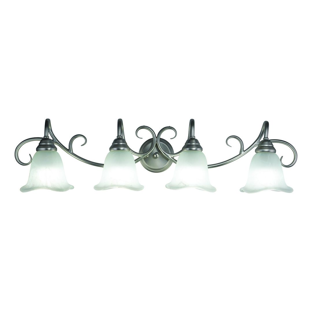 Bella 4-Light Brushed Nickel Vanity Light