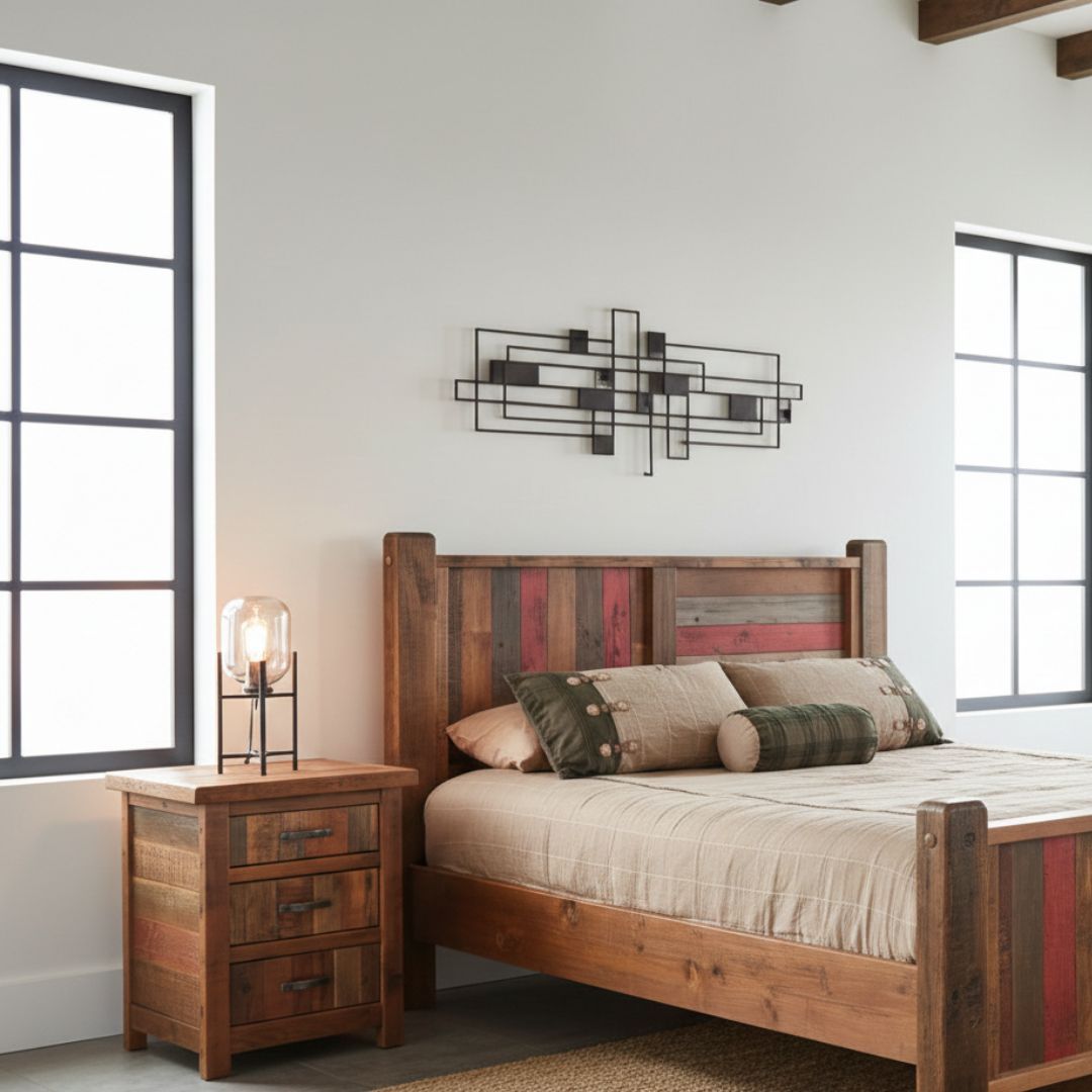 BACK TO THE BARN RECLAIMED 3 DRAWER NIGHTSTAND