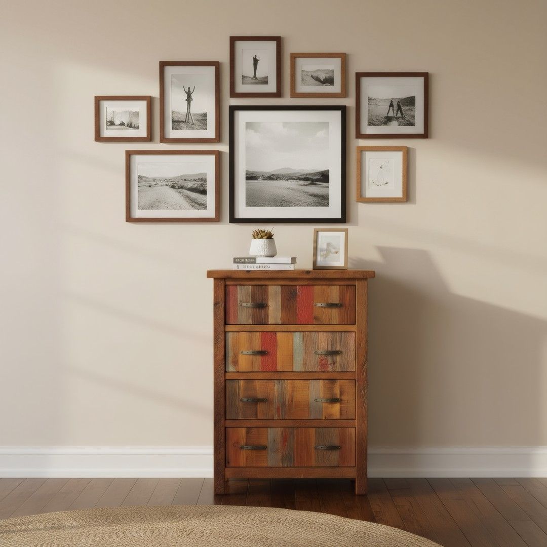 BACK TO THE BARN RECLAIMED 4 DRAWER CHEST