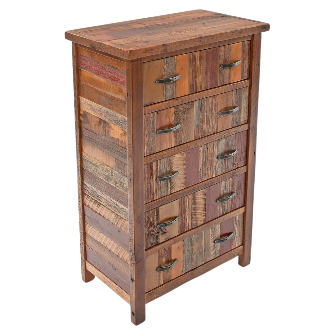 BACK TO THE BARN RECLAIMED 5 DRAWER CHEST