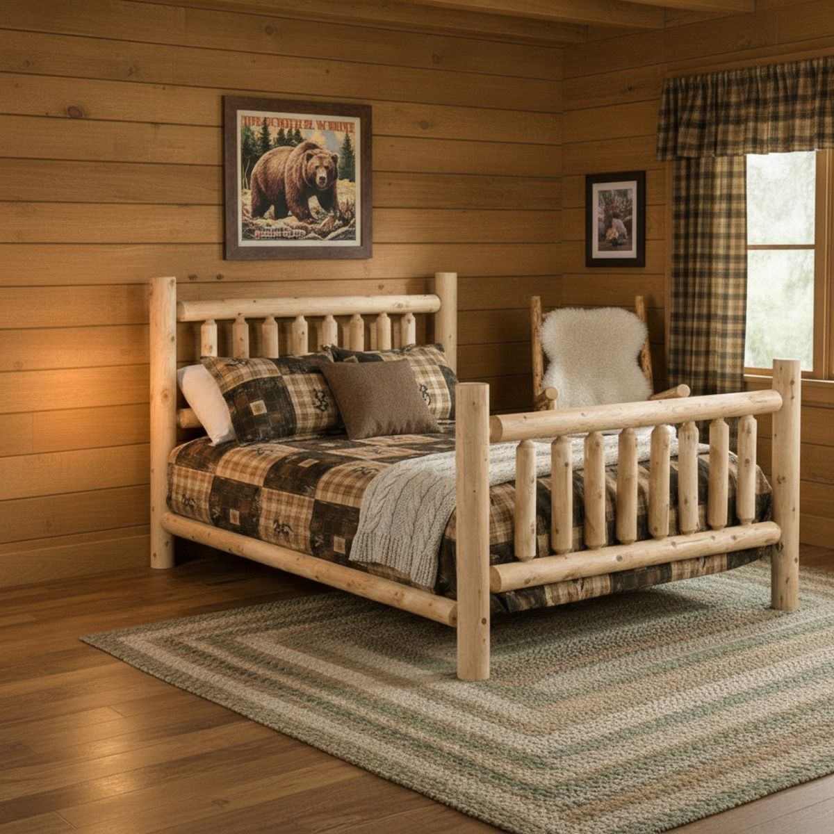 LAKELAND CEDAR LOG BED