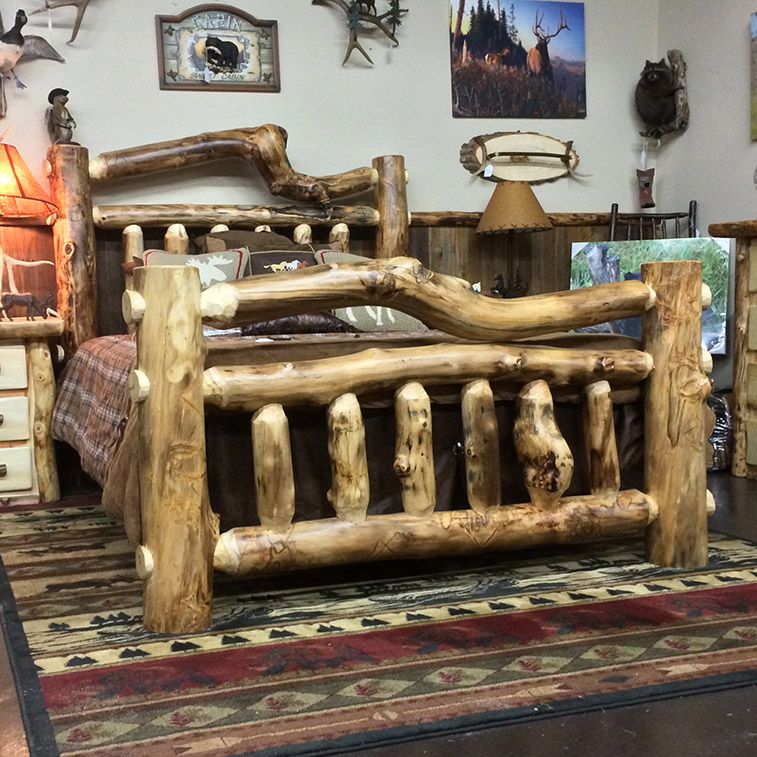 BEAVER CREEK ASPEN DOUBLE LOG BED