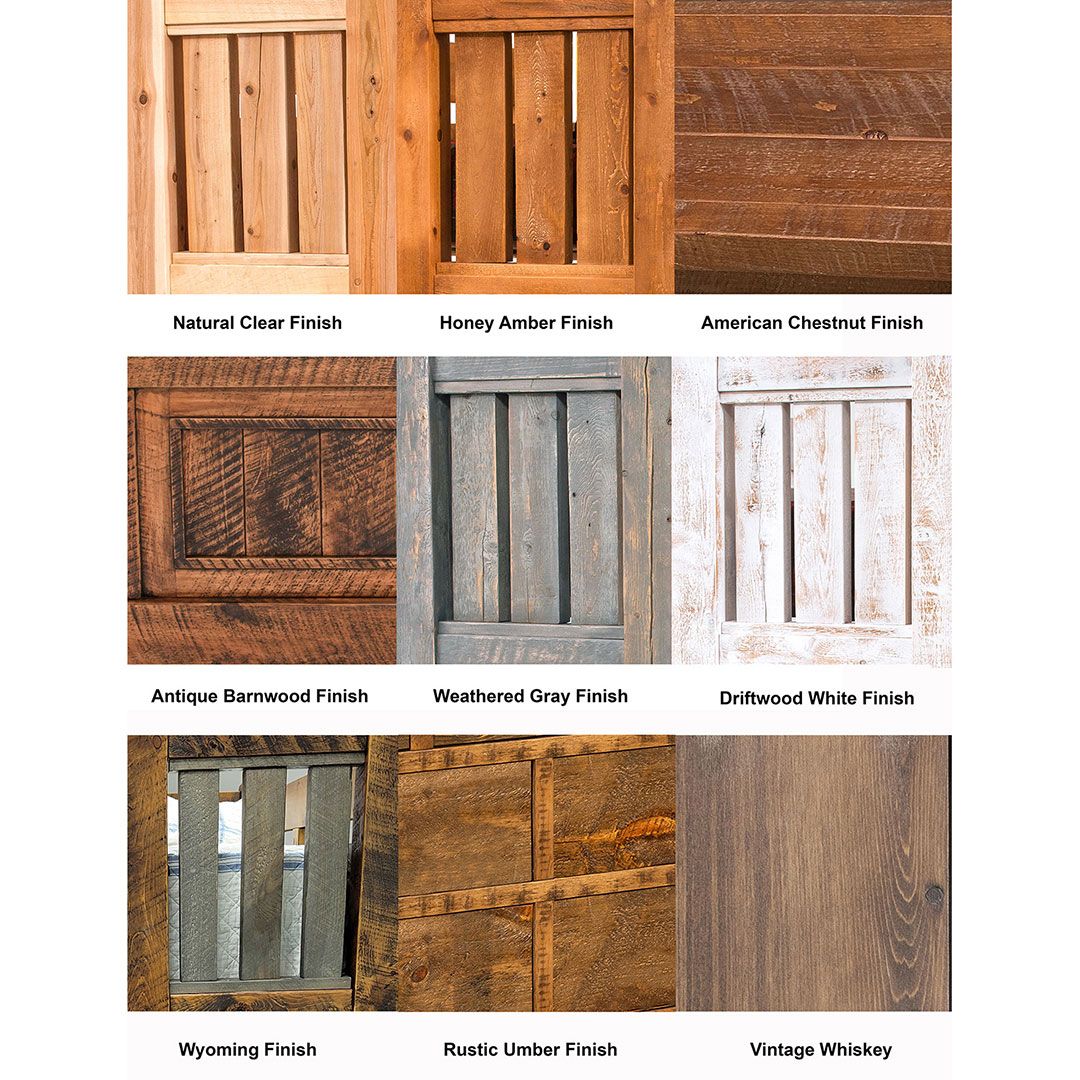 COPPER MESA 6 DRAWER BARNWOOD DRESSER