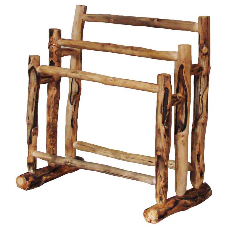 Tier Log Rack Beartooth Aspen 3 Tier Log Quilt Rack