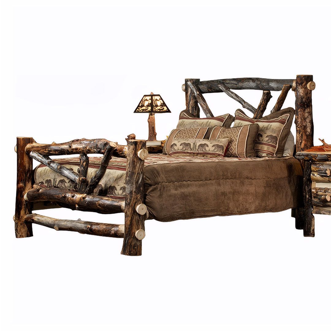 BEAVER CREEK ASPEN BROKEN ARROW LOG BED