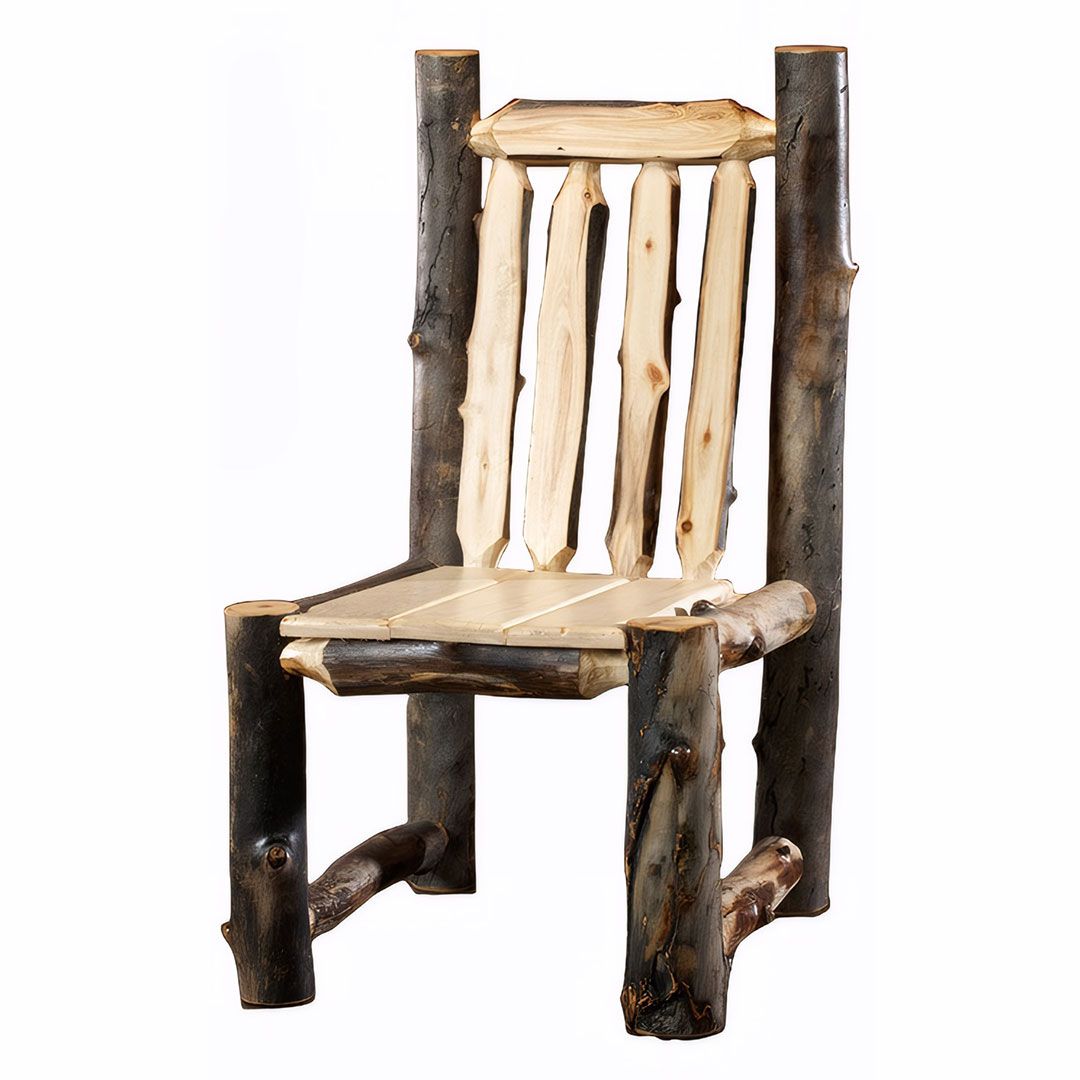 Rustic Aspen Log Dining Chair
