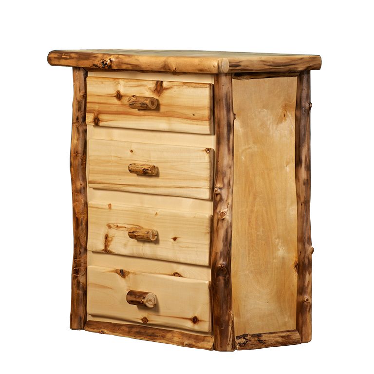 BEAVER CREEK ASPEN 4 DRAWER LOG CHEST