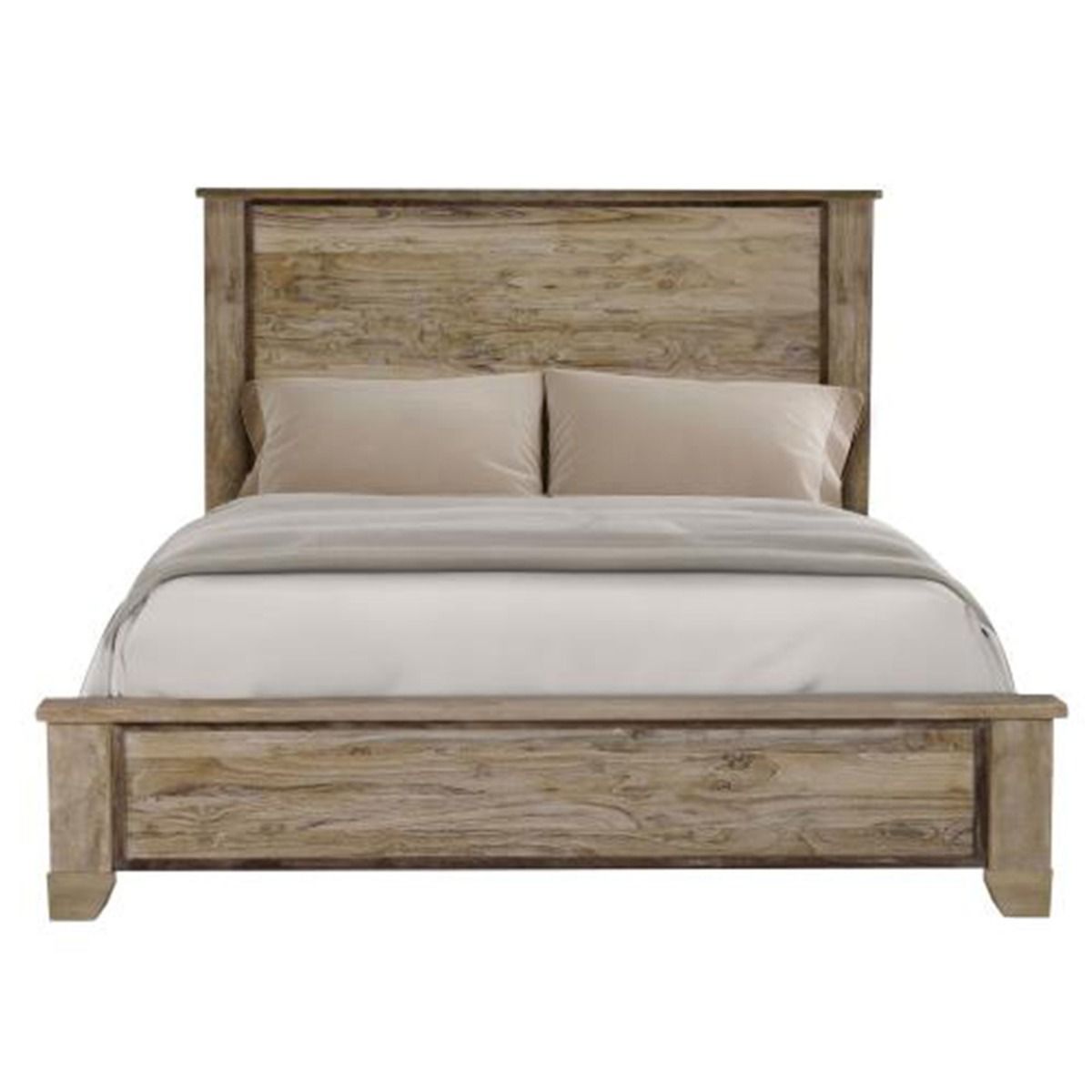 WHITE TEAK BED