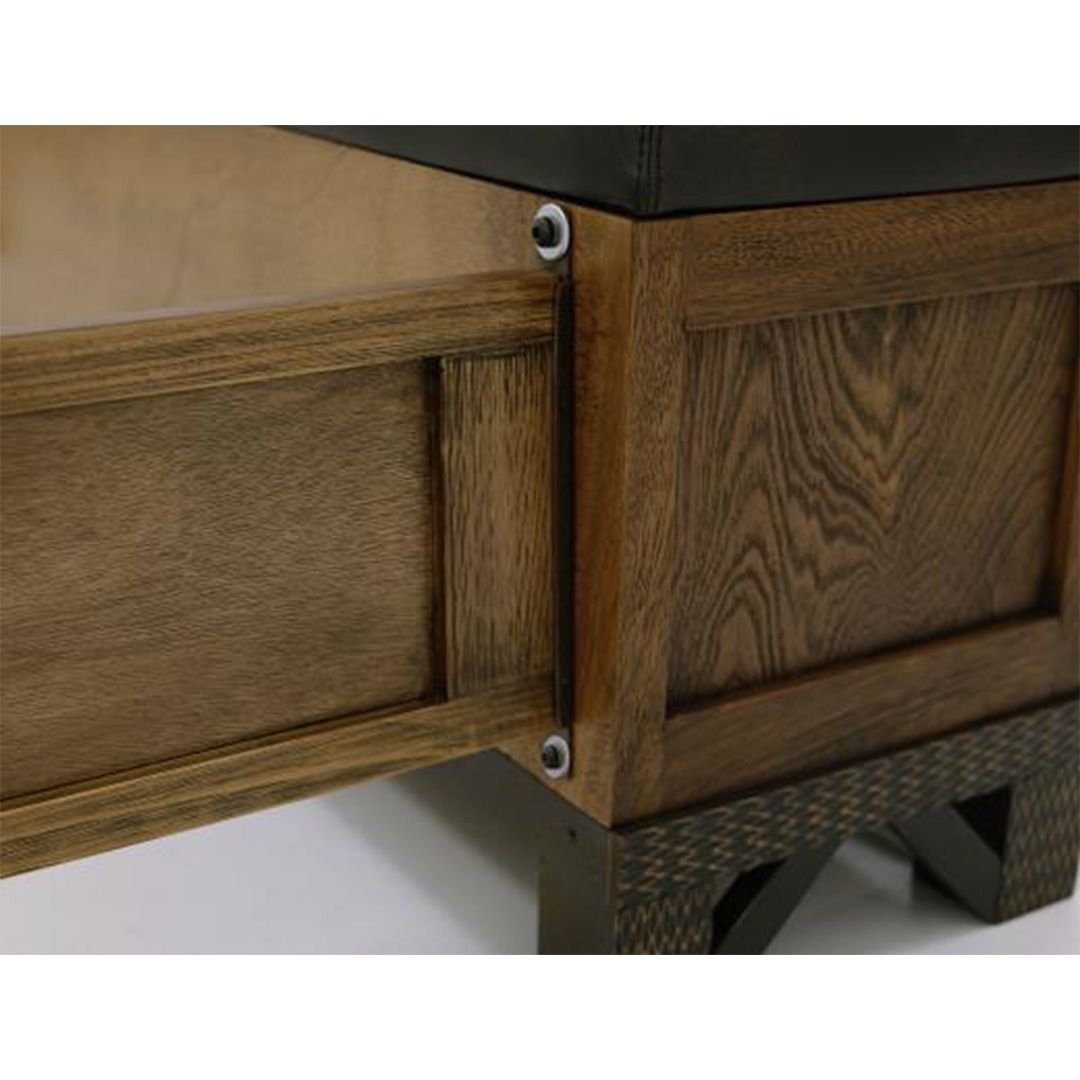 MODERN WALNUT BED