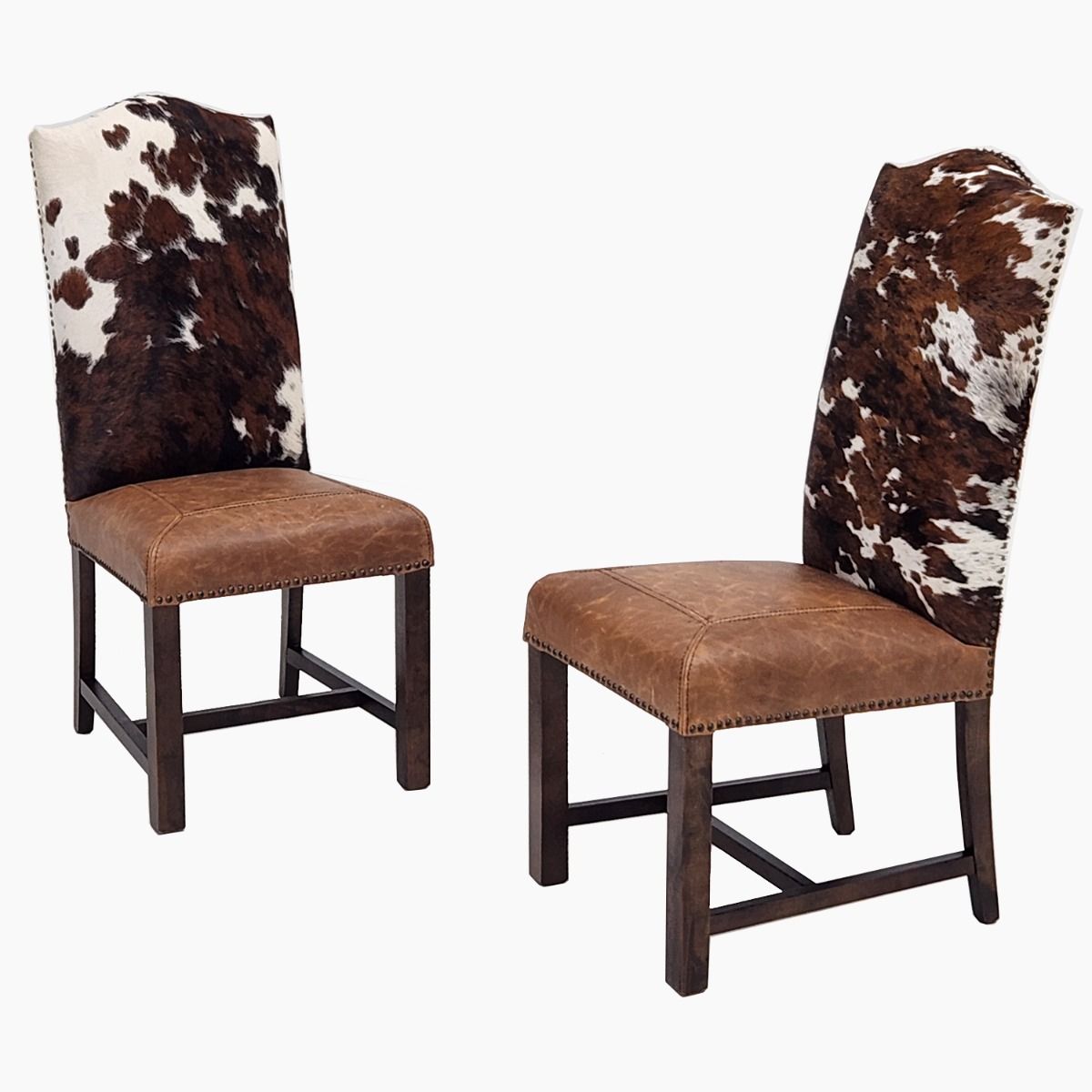 Bristol Upholstered Cowhide Dining Chairs