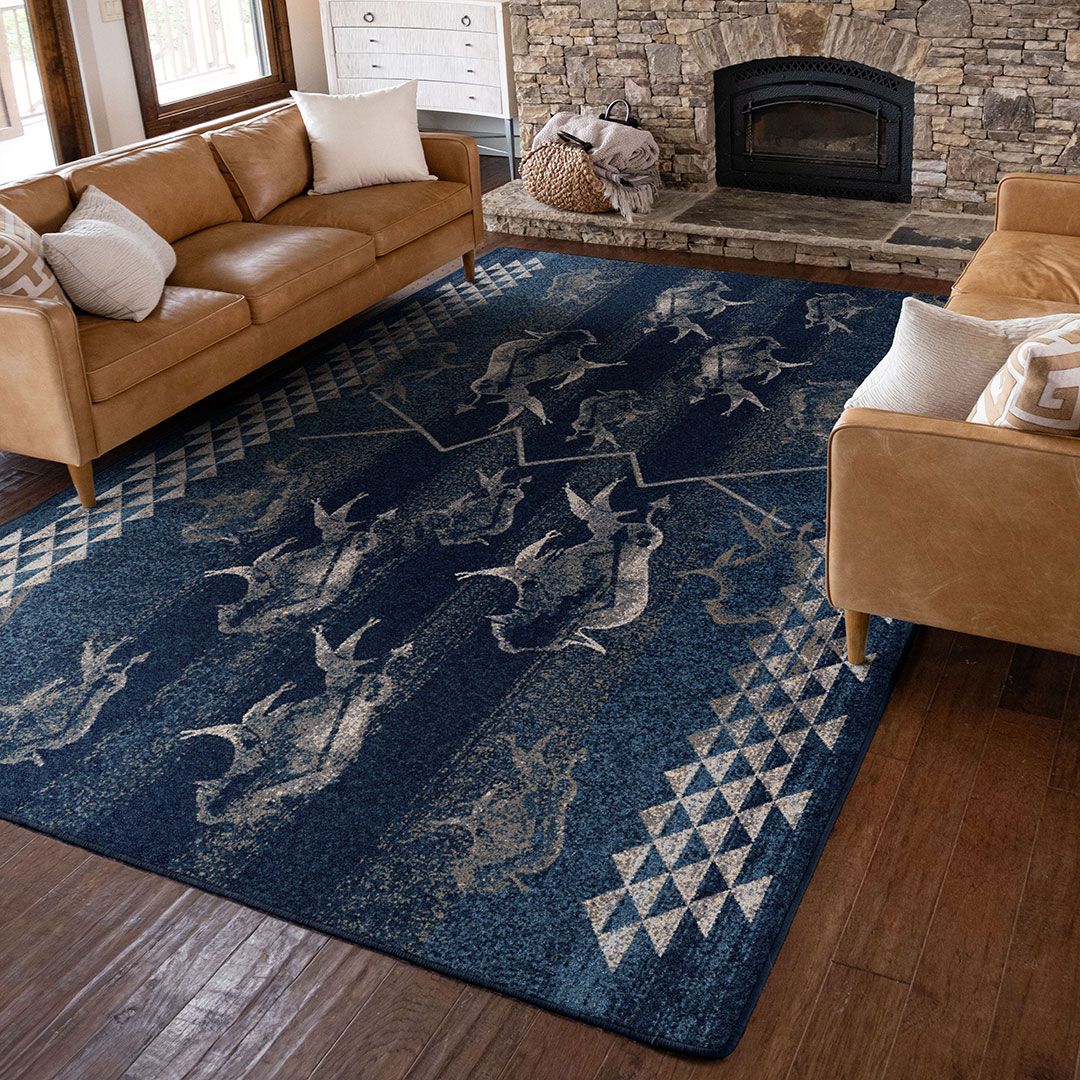 Buffalo Rising Rug collection - Southwestern Rugs